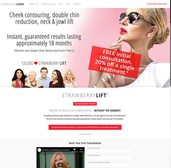 Strawberry Laser Website