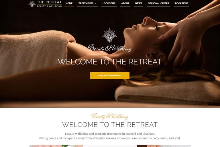 The Retreat Website Contexo Digital